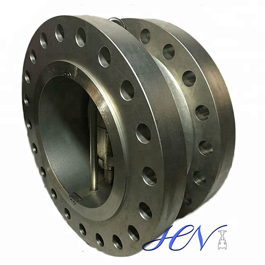 Backflow Double Flanged Stainless Steel Oil Duo Plate Check Valve