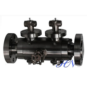 Double Block and Bleed Forged Steel Lever Operated Floating Ball Valve