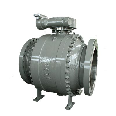 Motorized-Cast-Steel-Fire-Safe-Trunnion-Mounted-Ball-Valve