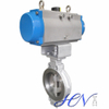 Pneumatic Wafer Type Double Eccentric Butterfly Valve