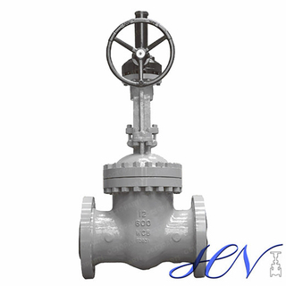 Industrial Rising Stem Cast Steel Flanged Gear Operated Gate Valve