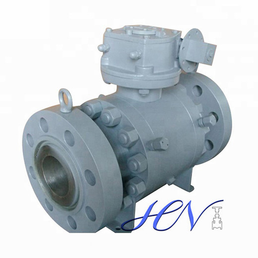 Carbon Steel Side Entry Forged Trunnion Mounted Ball Valve