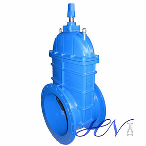 Resilient Seated Flanged Manual Cast Iron Water Gate Valve