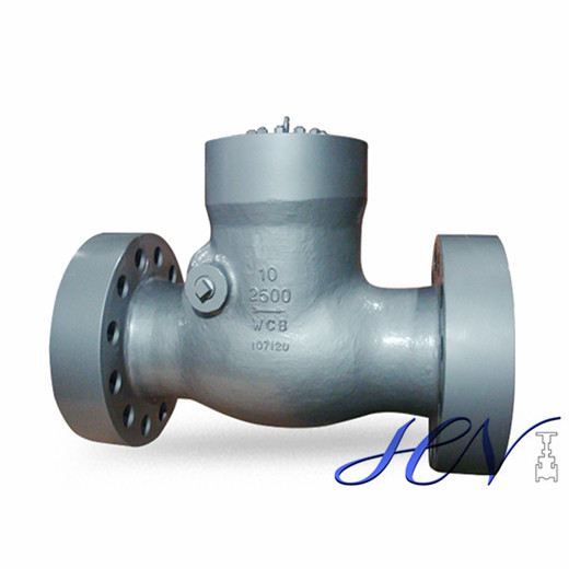 Compressor Pressure Seal Cover Cast Steel Flanged RTJ Swing Check Valve