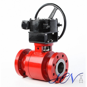 Fire Safe Forged Side Entry Trunnion Ball Valve Double Block Bleed