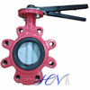 Wrench Operated Fully Lugged Cast Iron Centric Butterfly Valve