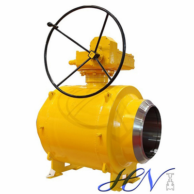 Industrial High Pressure Gear Operated Fully Welded Body Ball Valve