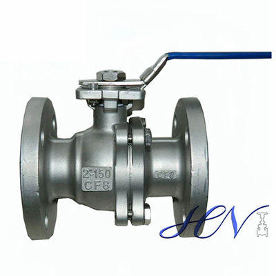 Industrial Fire Safe Flanged Stainless Steel Floating Ball Valve