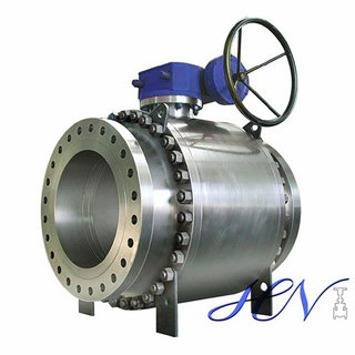 High Pressure Stainless Steel Forged Side Entry Trunnion Ball Valve Double Block Bleed