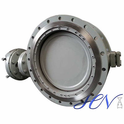 Gear Operated Flange Type Carbon Steel Triple Eccentric Butterfly Valve