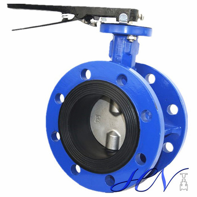 Double Flanged Manual Industrial Centric Butterfly Valve