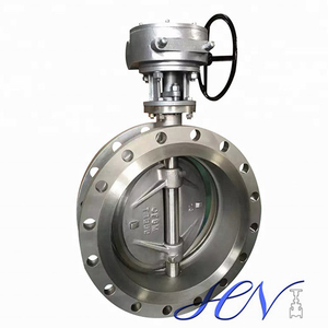 Air Pump Industrial Stainless Steel Flanged Double Eccentric Butterfly Valve