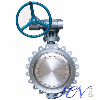 WCB Fully Lugged Double Offset Carbon Steel Industrial Butterfly Valve