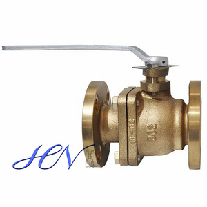 Bronze Flanged Side Entry Lever Floating Ball Valve