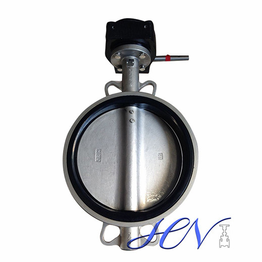 Flow Control Cast Iron Wafer Type Industrial Centric Butterfly Valve