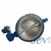 Motorized Industrial Flanged Type Double Eccentric Butterfly Valve